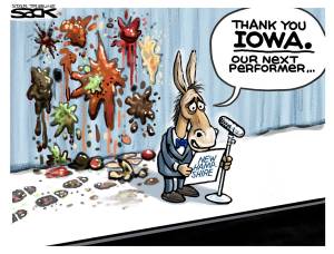 Editorial cartoons for Sunday, Feb. 9