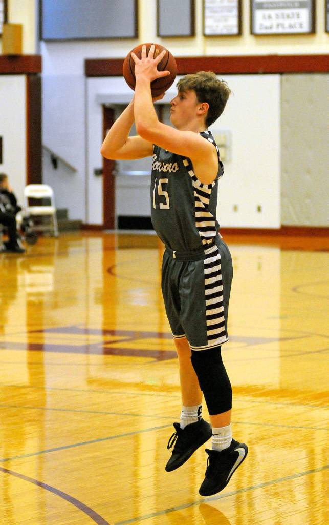 Montesano guard Carter Olsen was named to the 1A Evergreen League All-League First Team after averaging nearly 10 points-per-game in his senior season. (Daily World file photo)
