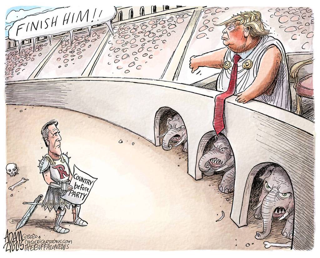 Editorial cartoons for Tuesday, Feb. 11