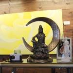 Statues, on display Feb. 6, 2020, are a recent addition at The Moore Gallery in Montesano. (Michael Lang | Grays Harbor News Group)