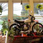 A motorcycle is on display Feb. 6, 2020, at The Moore Gallery in Montesano. (Michael Lang | Grays Harbor News Group)