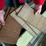 Owner Ginger Mounts intends to take siding cutoffs and various other wood bits and pieces left behind and incorporate them into her décor.