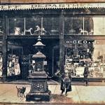 The Womens Christian Temperance Union was one of the driving forces behind the Volstead Act instituting Prohibition in the United States. In their fight to create an alcohol and drug-free society, the WCTU traveled the country dedicating elaborate temperance fountains in hopes that drinkers would opt for clean, cold water instead of visiting the local saloon. Aberdeens fountain was dedicated on Feb. 6, 1910, in front of the George J. Wolff department store (present-day Arbys location) at the corner of Heron and H Streets. Note the dog trough facing the street at puppy level. The fountain was later moved to Sam Benn Park, where it stood for many years before it was taken down. The bulbous ornamental top of the fountain was donated to the Aberdeen Museum several years ago. (Roy Vataja Collection)