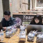 Technicians for team CTU-CRAS-NORLAB work at their computers recently at the DARPA Subterranean Challenge Urban Circuit competition at the Satsop Business Park in Grays Harbor County. (Photo courtesy Defense Advanced Research Projects Agency)