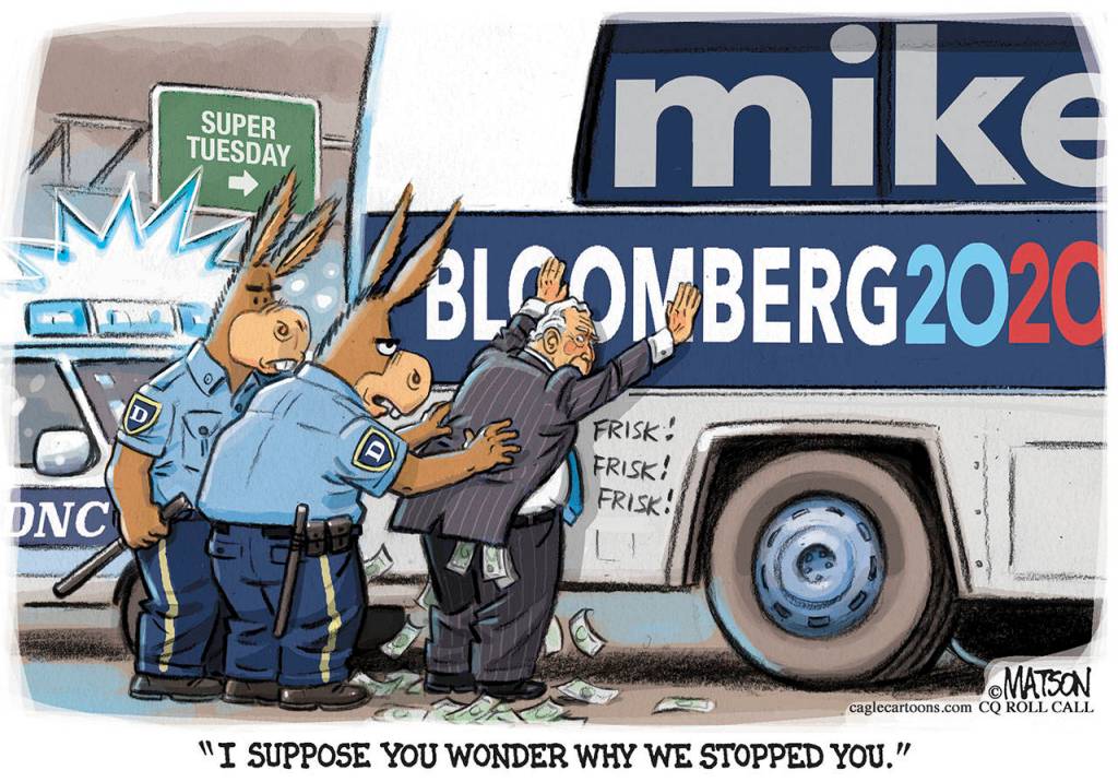 Editorial cartoons for Friday, Feb. 21