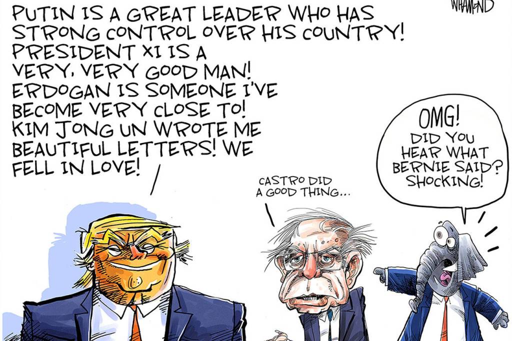 Editorial cartoons for Friday, Feb. 28