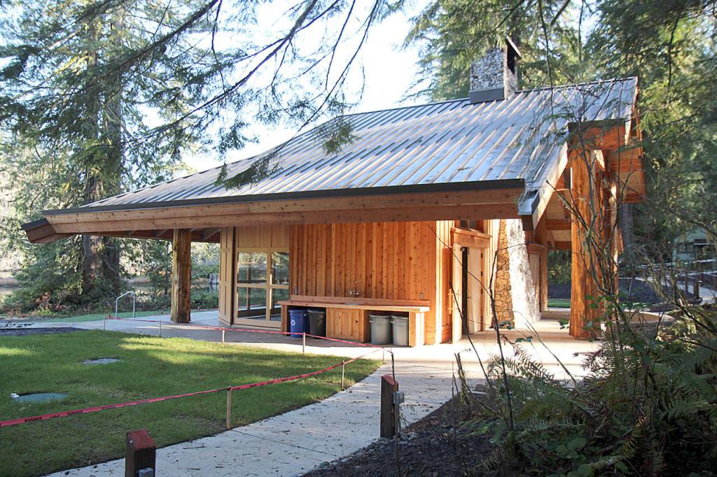 The new Legacy Pavilion is seen Feb. 19, 2020, at Lake Sylvia State Park in Montesano. (Michael Lang | Grays Harbor News Group)                                 The new Legacy Pavilion is seen Feb. 19, 2020, at Lake Sylvia State Park in Montesano. (Michael Lang | Grays Harbor News Group)                                 The new Legacy Pavilion is seen Feb. 19, 2020, at Lake Sylvia State Park in Montesano. (Michael Lang | Grays Harbor News Group)
