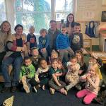 COURTESY LEARNING TO GROW                                 State Representative for the 24th District Mike Chapman, D-Port Angeles, visited the Learning to Grow child care facility in Elma in November.