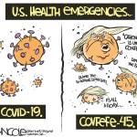 Editorial cartoons for Thursday, March 5