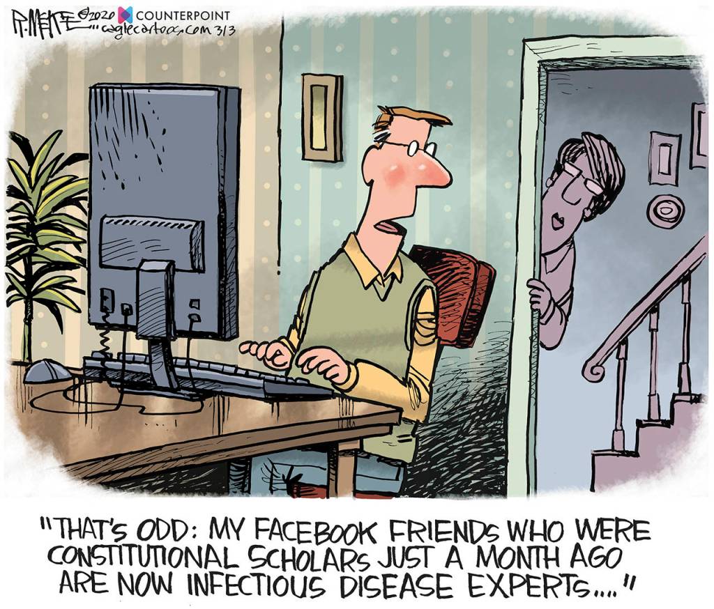 Editorial cartoons for Friday, March 6