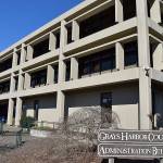 DAN HAMMOCK | GRAYS HARBOR NEWS GROUP                                The Grays Harbor County administration building in Montesano was closed to public access effective at 5 p.m. Monday.