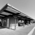 Grays Harbor Transit bus station in downtown Aberdeen on Friday. (Thorin Sprandel | Grays Harbor News Group)