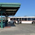 Grays Harbor Transit is asking riders to board the buses using the back doors until further notice as a precaution. Buses are running fare free until the end of April. (Thorin Sprandel | Grays Harbor News Group)