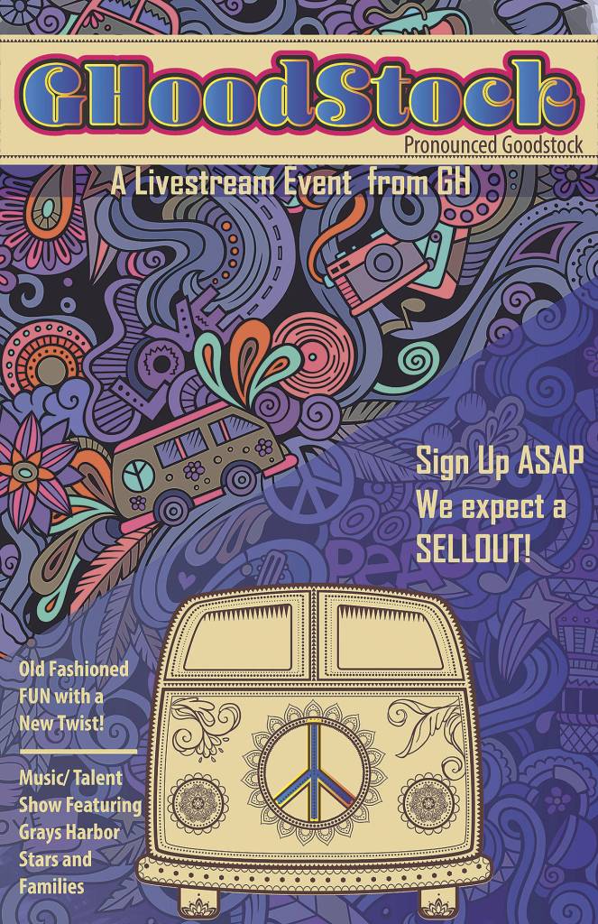 Deb Blecha of Graphically Deb created this event poster as a coloring page. Those who print out the blank version may use it to pass the time at home.