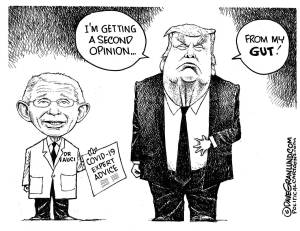 Carl P. Leubsdorf: Disconnect grows between Trump, scientific advisers