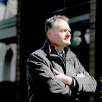 Erika Schultz / Seattle Times                                Dr. Ryan Padgett, an EvergreenHealth physician who got COVID-19 but then went on to recover, is photographed Monday at near home in Seattle.