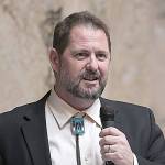 COURTESY PHOTO                                 Rep. Brian Blake, D-Aberdeen, will run for re-election for the 19th District State House seat he has held since 2002. Hes pictured here during a House floor debate Feb. 8, 2018.
