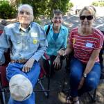 Kat Bryant | The Daily World                                In this photo taken in August of 2018, Lou Messmer (Class of 1937), left, sits with daughters Karen Messmer (Class of 1973) and Maryann Welch (Class of 1969) at the All Class Reunion. Lou was the oldest Aberdeen High School alum at the event, according to organizer Becky Carossino. He and his daughters represent two of their familys four generations of AHS attendees, as both of Maryanns children graduated in the 1990s and a granddaughter is set to graduate in 2020.
