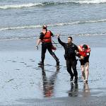 Two rescued from surf in Ocean Shores