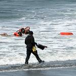 Two rescued from surf in Ocean Shores
