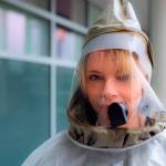 GHCH nurse Chrissy Boice is well-suited to handle drive-up COVID-19 testing.