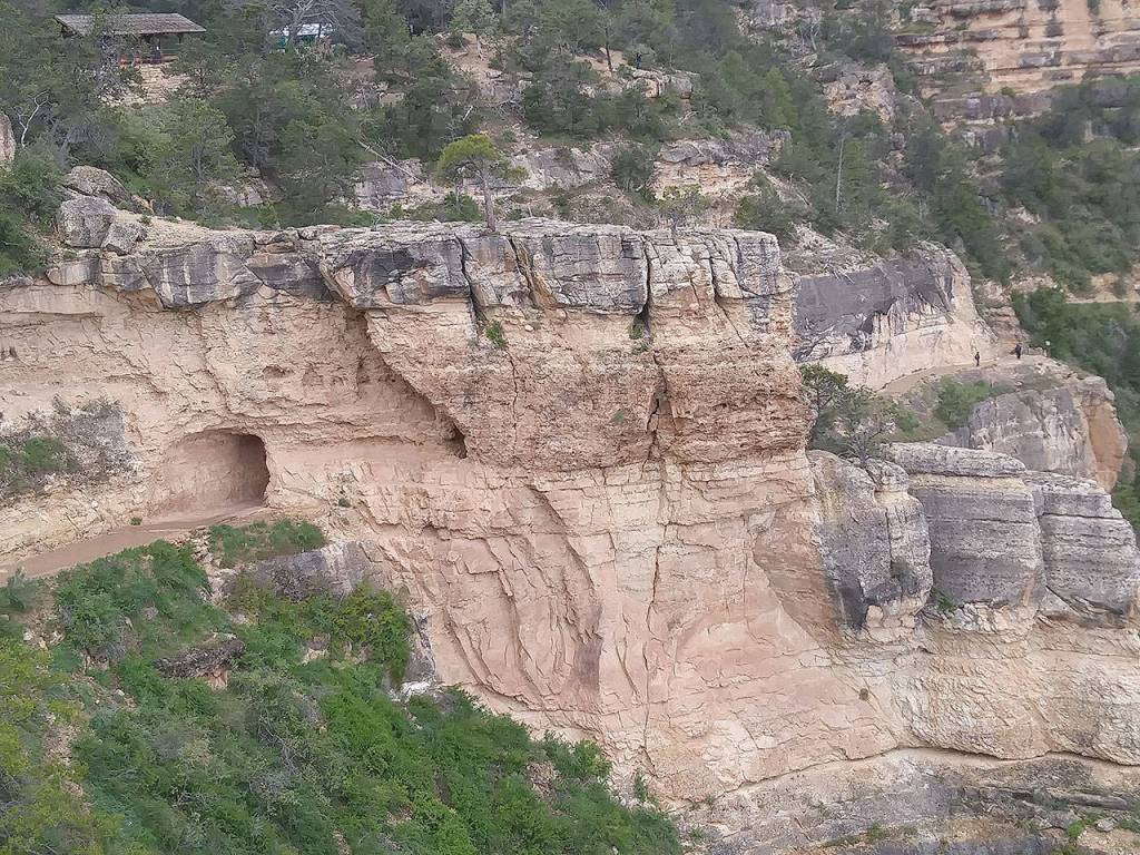 The popular and world-famous Bright Angel Trail originates at Grand Canyon Village on the south rim of the Grand Canyon, descending 4,380 feet to the Colorado River. (David Haerle/The Daily World)