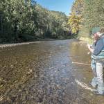 (Courtesy photo) A state Fish & Wildlife biologist Nick Vanbuskirk gathers data near the headwaters of the Chehalis River.