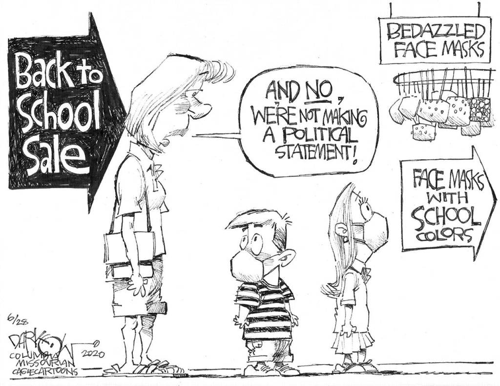 Editorial cartoons for Wednesday, July 8