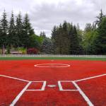 A new turf was installed at the Montesano High School softball field and was dedicated on July 1 prior to an exhibition softball game featuring seniors from Montesano, Hoquiam, Elma, Pe Ell-Willapa Valley, Adna and Forks. Forced school closures cancelled the 2020 spring sports season and continued threats of a potential COVID-19 outbreak have already disrupted the upcoming fall sports schedule. (Ryan Sparks | Grays Harbor News Group)