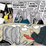 Editorial cartoons for Saturday, July 11