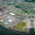 COURTESY PHOTO                                 The Port of Grays Harbor has been awarded a $50,000 grant to complete the East Terminal 4 cargo yard expansion plan. The plan will address options for incorporating the 55-acre former Department of Transportation 520 floating bridge pontoon construction site into the Ports existing marine terminal complex.