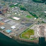 COURTESY PHOTO                                 The Port of Grays Harbor has been awarded a $50,000 grant to complete the East Terminal 4 cargo yard expansion plan. The plan will address options for incorporating the 55-acre former Department of Transportation 520 floating bridge pontoon construction site into the Ports existing marine terminal complex.