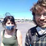 Heather (Margot) Longfellow, left, and Ryan Hashagen rowed a hand-made rowboat from Ocean Shores to Aberdeen and up the Chehalis to Montesano in late July. (Ryan Hashagen photo)