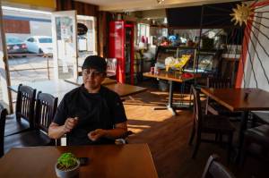 Alejandro Tamayo/San Diego Union-Tribune/TNS                                Chef Silvana Alaniz at El Rincon Restaurant in San Ysidro, California, on Sept. 3.