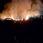 COURTESY MASON COUNTY SHERIFFS OFFICE                                 Human remains were found at the scene of a fiery domestic violence situation on Chenois Valley Road north of Hoquiam.