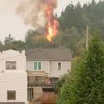 Tall fire breaks out in South Bend