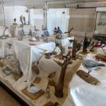 Kat Bryant | The Daily World                                Dozens of miniature birds carved in wood by Bob McCausland for his wife, Ruth, are on display at the Westport Maritime Museum.