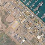 COURTESY IMAGE                                 The proposed site of a vertical tsunami evacuation tower in Westport, city-owned property at the corner of North Harms Street and East Harbor Street.