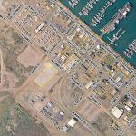 COURTESY IMAGE                                 The proposed site of a vertical tsunami evacuation tower in Westport, city-owned property at the corner of North Harms Street and East Harbor Street.