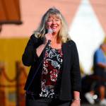 United States House Representative for District 6, Elizabeth Kreiselmaier, speaks at a local GOP rally on Saturday in Aberdeen. Kreiselmaier is running against incumbent Derek Kilmer. (Ryan Sparks | The Daily World)