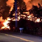 A fire destroyed the Copalis Crossing home of a mother and two young sons Halloween night. This photo is from a Facebook fundraising page set up by the boys father to help them replace clothing and other necessities destroyed in the fire. (Submitted photo)