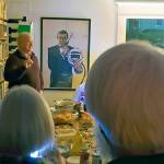 RYAN SPARKS | THE DAILY WORLD Incumbent Republican State Representative Jim Walsh speaks at an election night gathering in Aberdeen on Tuesday.