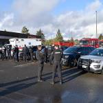 DAN HAMMOCK | THE DAILY WORLD 
First responders from 20 agencies across Grays Harbor County were honored by Greater Grays Harbor Inc. Tuesday at the Shoppes at Riverside for their efforts during the pandemic, and year-round.