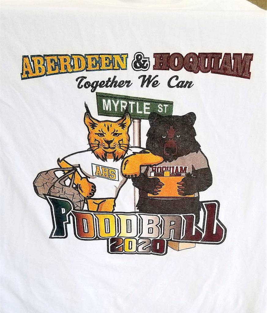 COURTESY PHOTO
These T-shirts were created by PNW Printworks for Food Ball 2020.