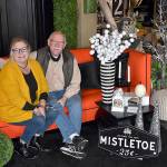 DAN HAMMOCK | THE DAILY WORLD 
Mary Craig and her dad, Paul Metke, at the Grand Heron gift shop in downtown Aberdeen.