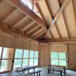 KAT BRYANT | THE DAILY WORLD 
The walls protect visitors from the cold, wind and rain, but they were designed to slide open easily for the warmer months.