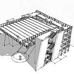The proposed structure would have a minimum capacity for 1,000 people per FEMA requirements with an ultimate capacity of 2,000 people. (Courtesy of Rice Fergus Miller)