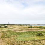 The proposed site for a tsunami evacuation structure sits on a parcel, owned by the City of Westport, between the marina district and the beach.