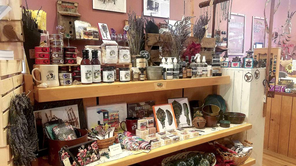 Photo by Laurie Bowman
The Northwest Carriage Museums gift shop carries numerous locally raised or made items, ranging from oysters to soaps to pottery.
