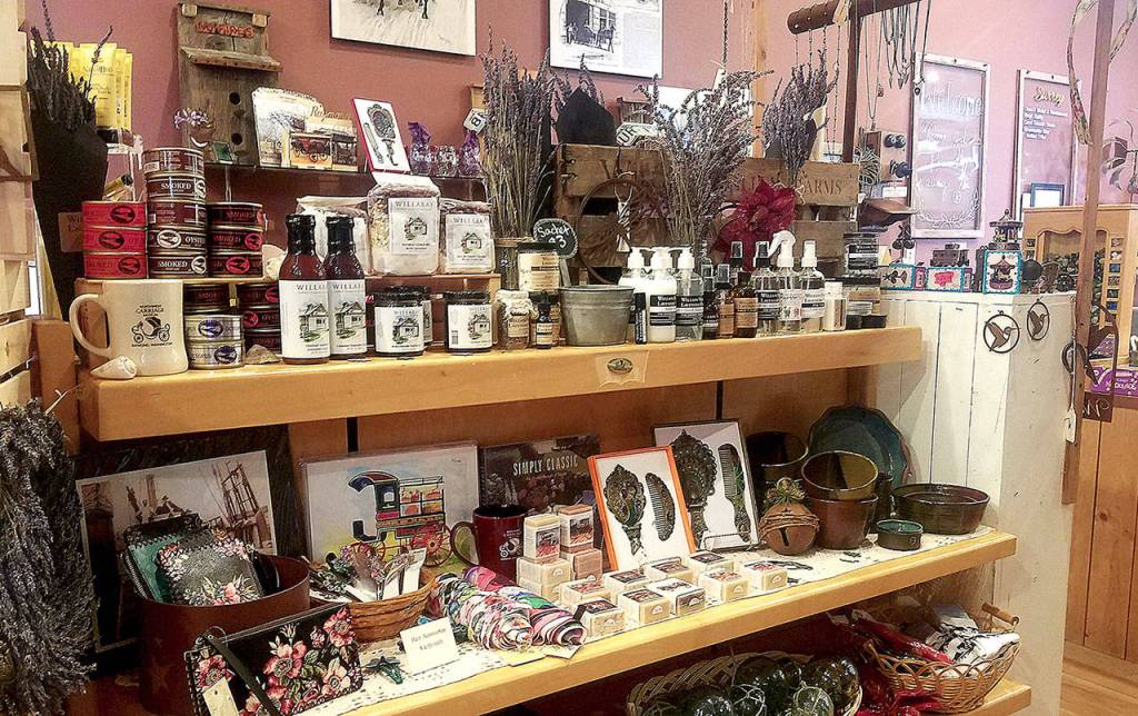 Photo by Laurie Bowman
The Northwest Carriage Museums gift shop carries numerous locally raised or made items, ranging from oysters to soaps to pottery.